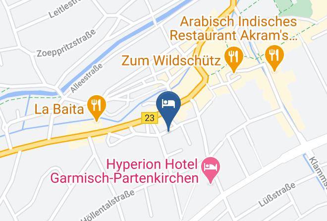 Garmisch Partenkirchen - Gastehaus Pfeuffer Maps