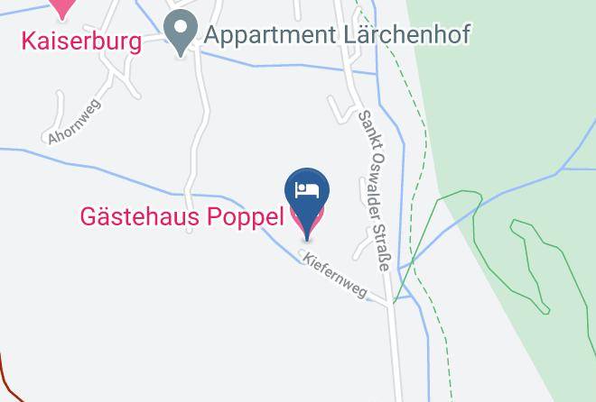 Spittal An Der Drau - Gastehaus Poppel Maps