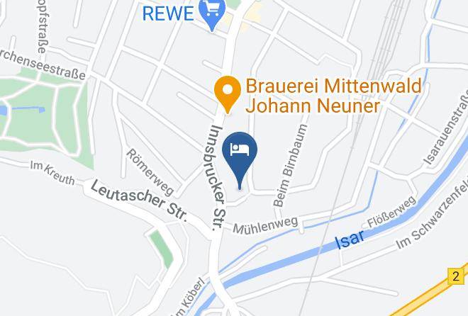 Garmisch Partenkirchen - Gastehaus Posaunenklang Maps