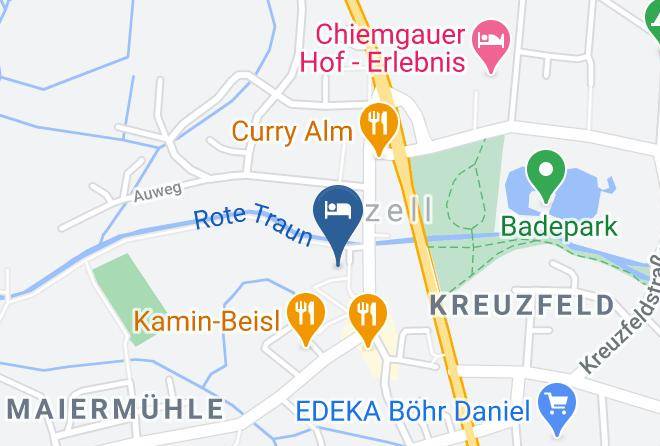 Traunstein - Gastehaus Rabenbauer Maps