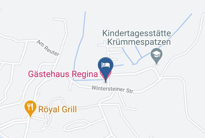 Wartburgkreis - Gastehaus Regina Maps
