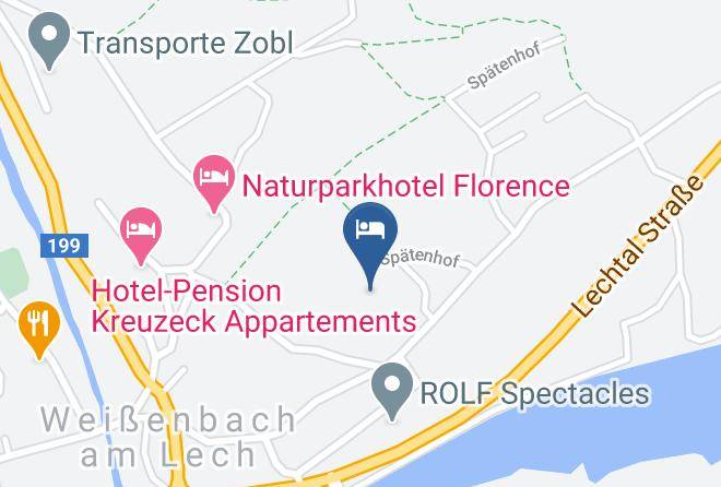 Reutte - Gastehaus Reindl Maps