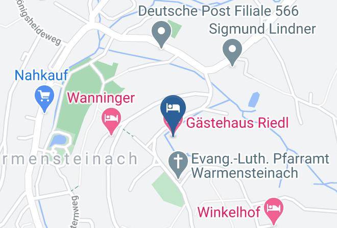 Bayreuth - Gastehaus Riedl Maps