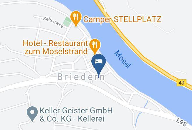 Cochem Zell - Gastehaus Romerstrase Maps