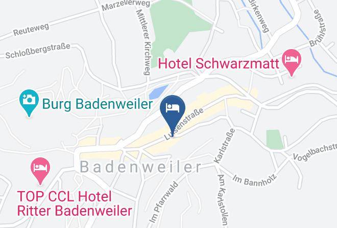 Hotel Villa Rosenhof Map