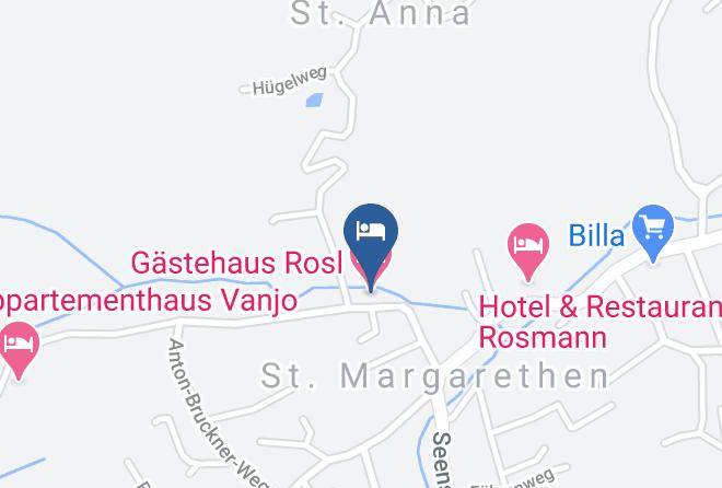 Klagenfurt Land - Gastehaus Rosl Maps