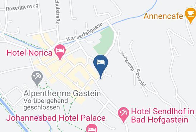 Sankt Johann Im Pongau - Gastehaus Rubezahl Maps