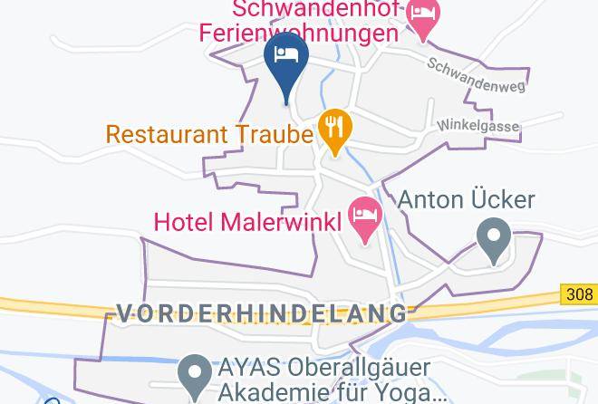 Oberallgau - Gastehaus Schaub Maps