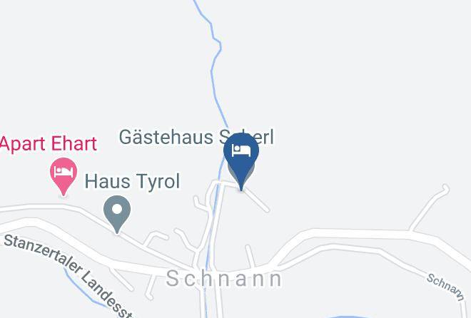 Landeck - Gastehaus Scherl Maps