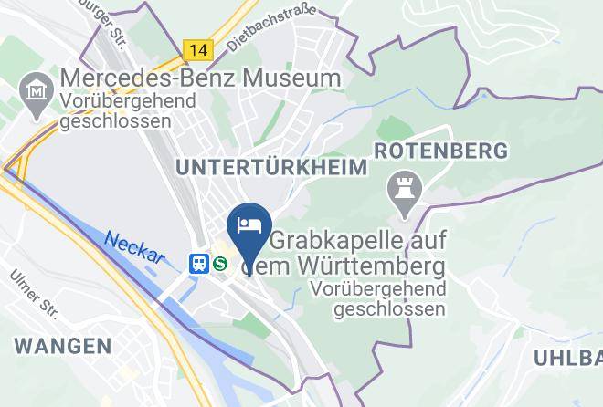 Stuttgart - Gastehaus Schniepp Maps