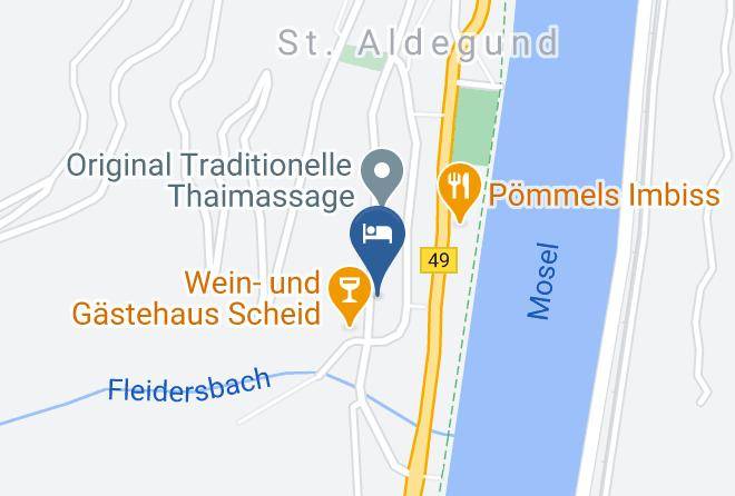 Cochem Zell - Gastehaus Schonblick Maps