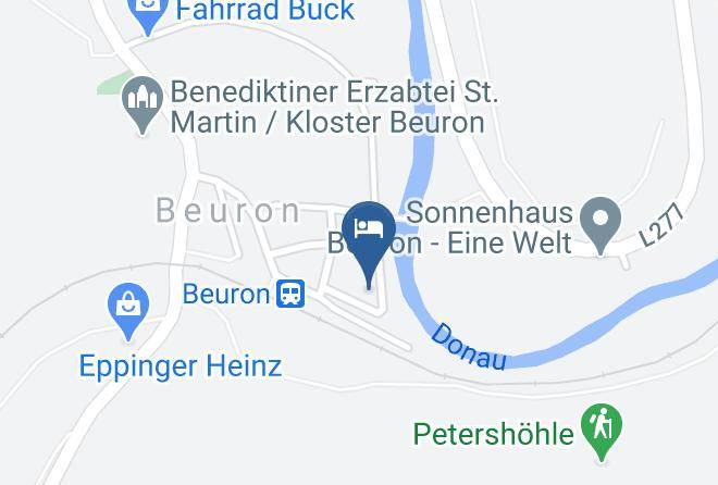 Sigmaringen - Gastehaus Schonwalder Maps