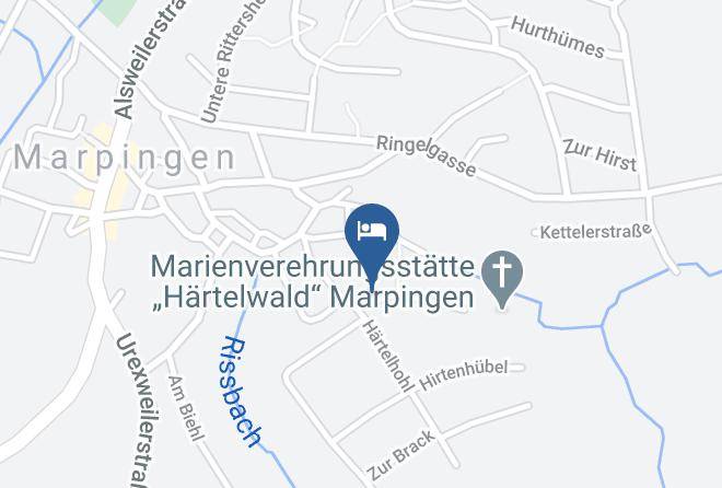 Sankt Wendel - Gastehaus Schu Maps