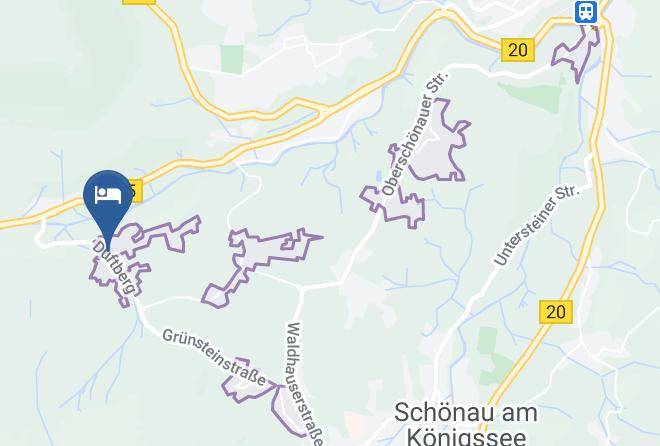Berchtesgadener Land - Gastehaus Schwab Maps