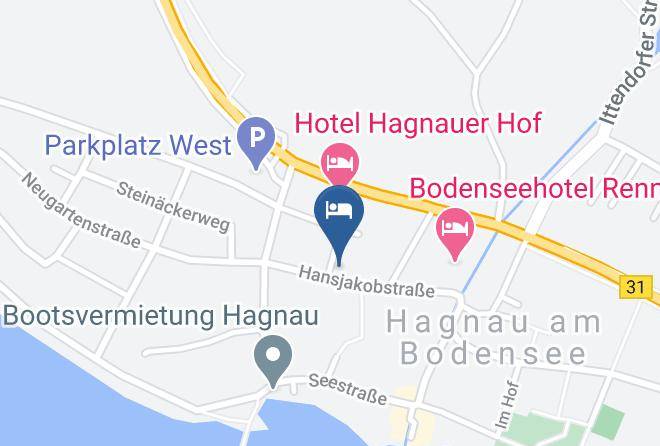 Bodenseekreis - Gastehaus Siebenhaller Maps