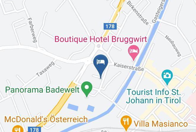 Kitzbuhel - Gastehaus Sommerer Maps