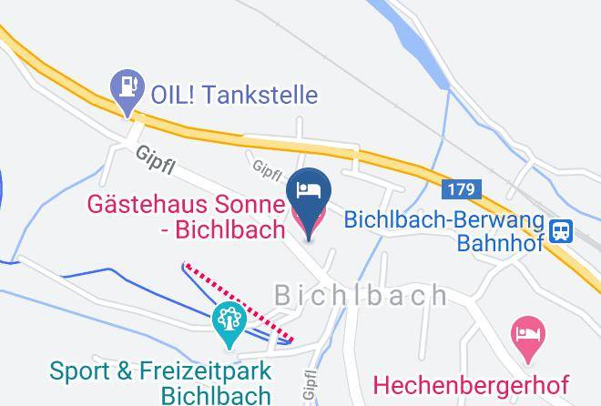 Reutte - Gastehaus Sonne Bichlbach Maps
