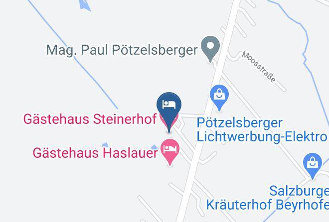 Salzburg - Gastehaus Steinerhof Maps