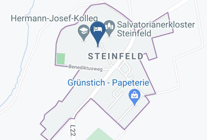 Euskirchen - Gastehaus Steinfeld Maps