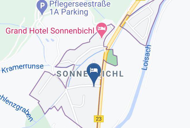Garmisch Partenkirchen - Gastehaus Strasser Maps