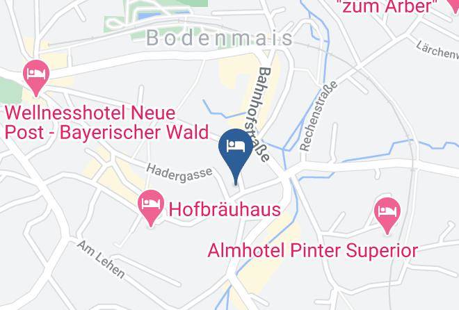Regen - Gastehaus Strohmeier Maps