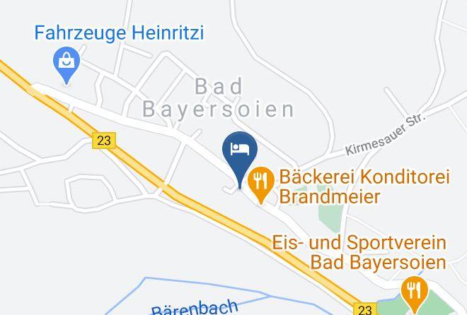 Garmisch Partenkirchen - Gastehaus Thaler Maps