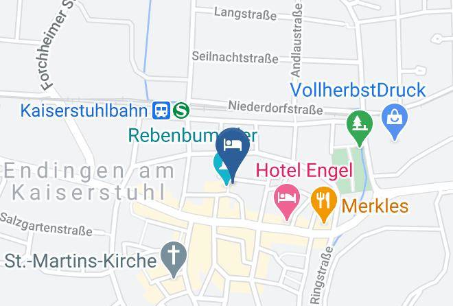 Emmendingen - Gastehaus Trahasch Maps