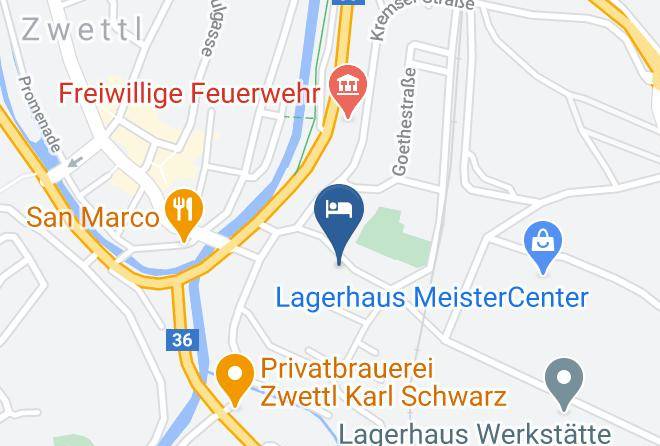 Zwettl - Gastehaus Tuchler Maps