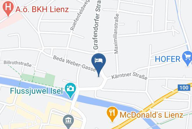 Lienz - Gastehaus Vergeiner Maps