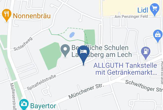 Landsberg Am Lech - Gastehaus Vortanz Maps