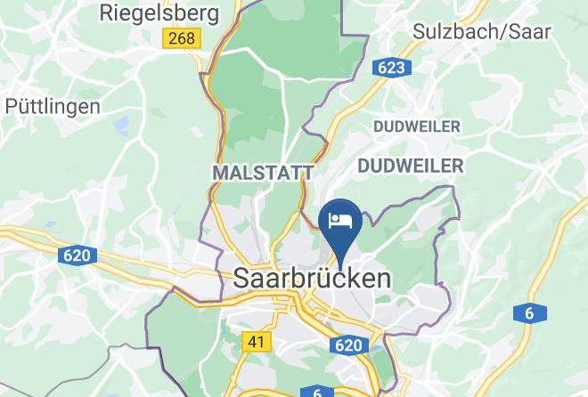 Saarbrucken - Gastehaus Weller Hotel Maps