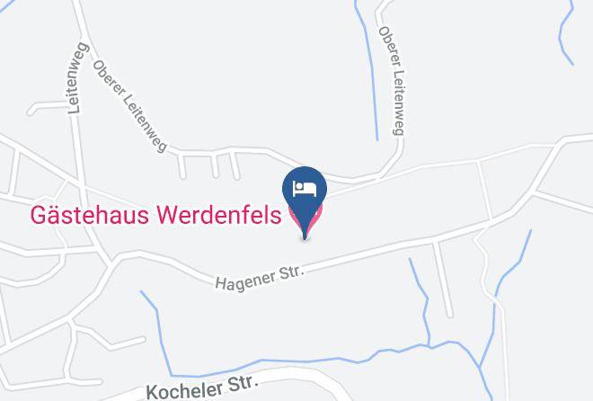 Garmisch Partenkirchen - Gastehaus Werdenfels Maps