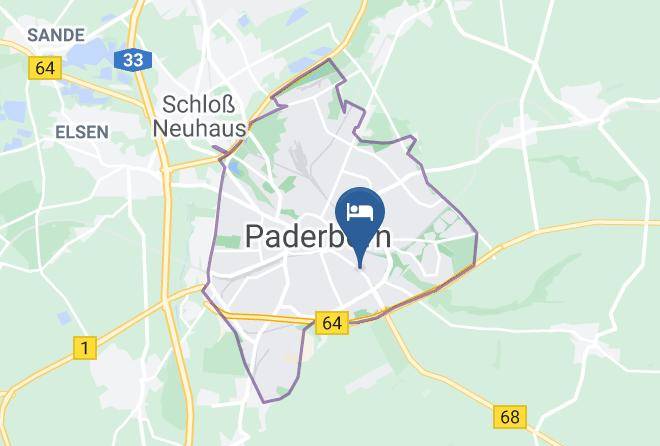 Paderborn - Gastehaus Witteborg Maps