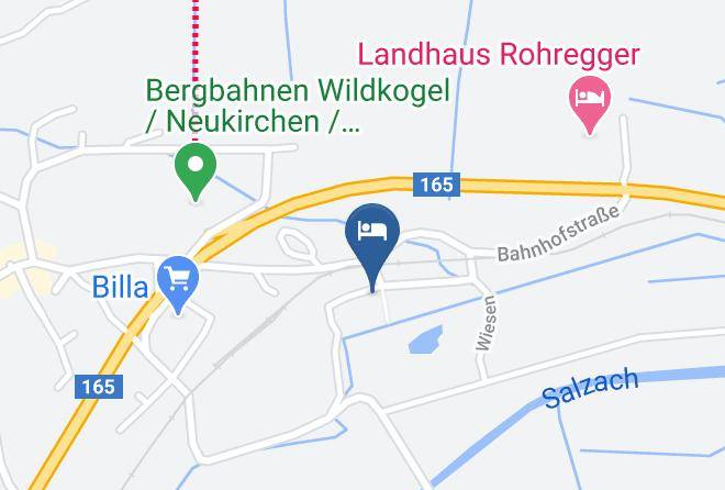 Zell Am See - Gastehaus Wohrer Maps