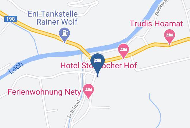 Reutte - Gastehaus Wolf Maps