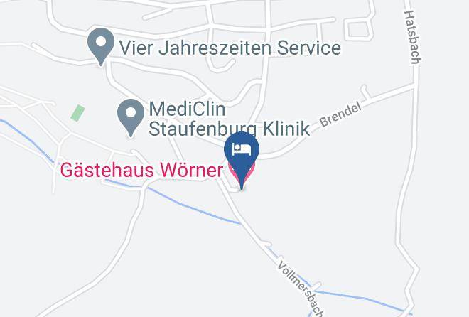 Ortenaukreis - Gastehaus Worner Maps