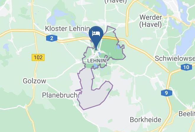 Potsdam Mittelmark - Gastehaus Zentrum Kloster Lehnin Maps