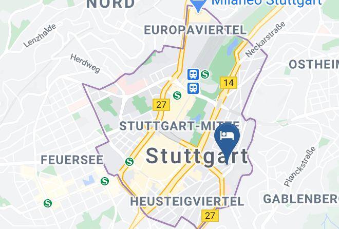 Stuttgart - Gastehaus Ziegler Maps