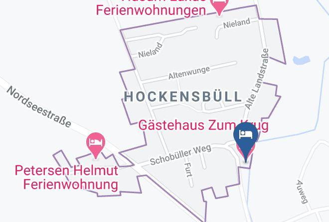 Nordfriesland - Gastehaus Zum Krug Maps