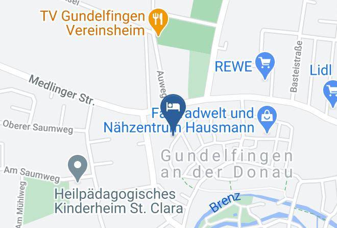 Dillingen - Gastehaus Zur Alten Kanzlei Inh A Drexler Maps