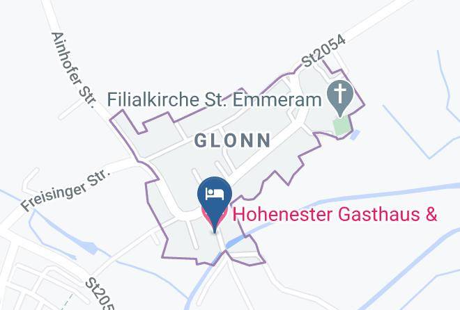Dachau - Hohenester Gasthaus & Hotel Maps