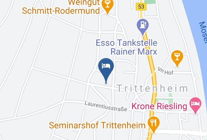 Trier Saarburg - Gastezimmer Elly Dostert Maps