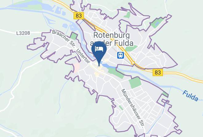 Hersfeld Rotenburg - Gastezimmer Zur Alten Fuldabrucke Maps