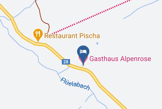 Prattigau Davos - Gasthaus Alpenrose Maps