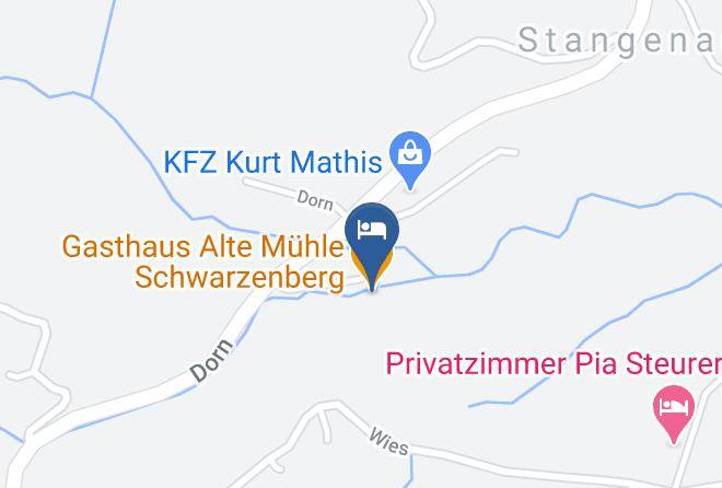 Bregenz - Gasthaus Alte Muhle Schwarzenberg Maps
