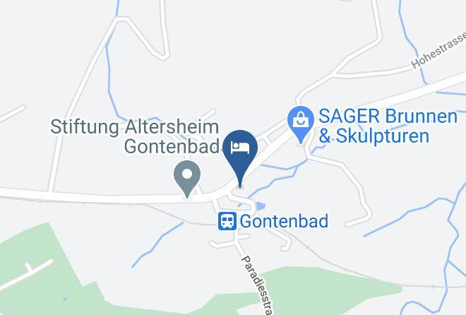 Appenzell Inner Rhodes - Gasthaus Bad Gonten Ag Maps