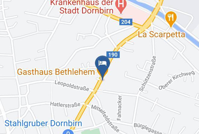 Dornbirn - Gasthaus Bethlehem Maps