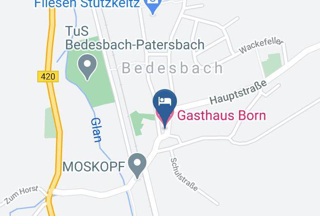 Kusel - Gasthaus Born Maps