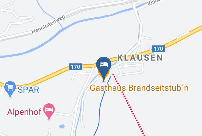 Kitzbuhel - Gasthaus Brandseitstubn Maps