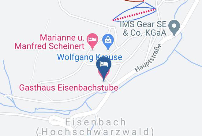 Breisgau Hochschwarzwald - Gasthaus Eisenbachstube Maps